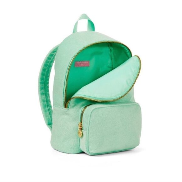 Stoney Clover Lane x Target Terry Cloth Embossed Backpack Light Green - Picture 2 of 7